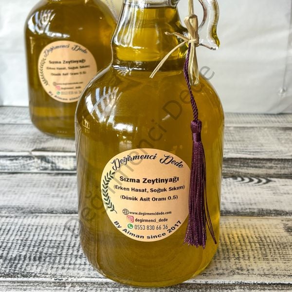 Sızma Zeytin Yağı(Düşük Asit oranı  % 0,5)