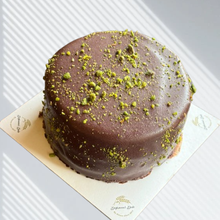 Avantajlı Fıstıklı Çikolatalı Pasta(Glutensiz, Laktozsuz ve Şeker İlavesiz)