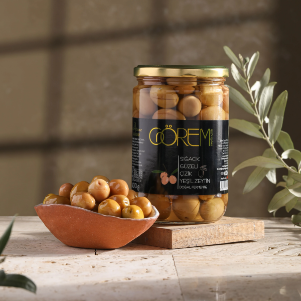 Ege'den Sığacık Güzeli Çizik Zeytin(XL)(Doğal Fermente)