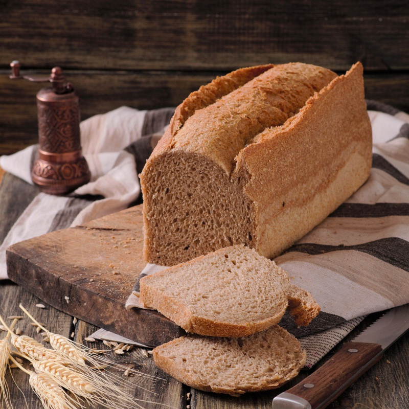 Ekşi Mayalı Tam Buğday Tost Ekmeği Dilimli