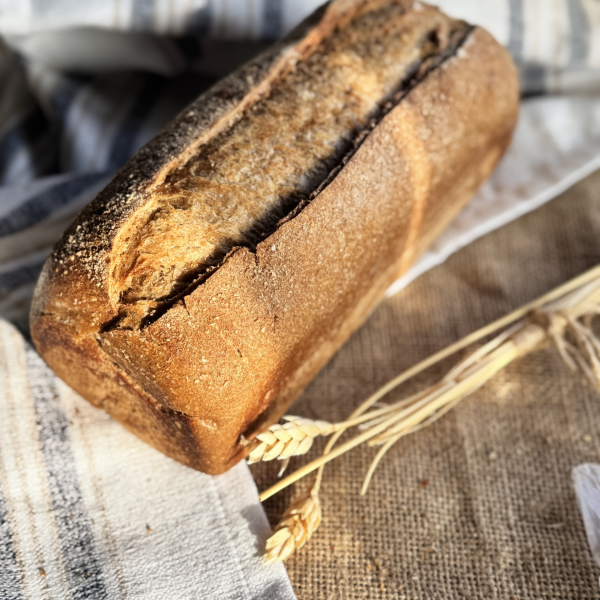 Ekşi Mayalı Tam Buğday Tost Ekmeği Bütün