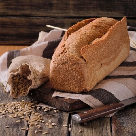 Ekşi Mayalı Tam Buğday Tost Ekmeği Bütün