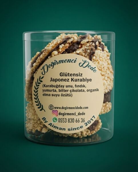 Glutensiz Japonez Kurabiye(Şeker İlavesiz)