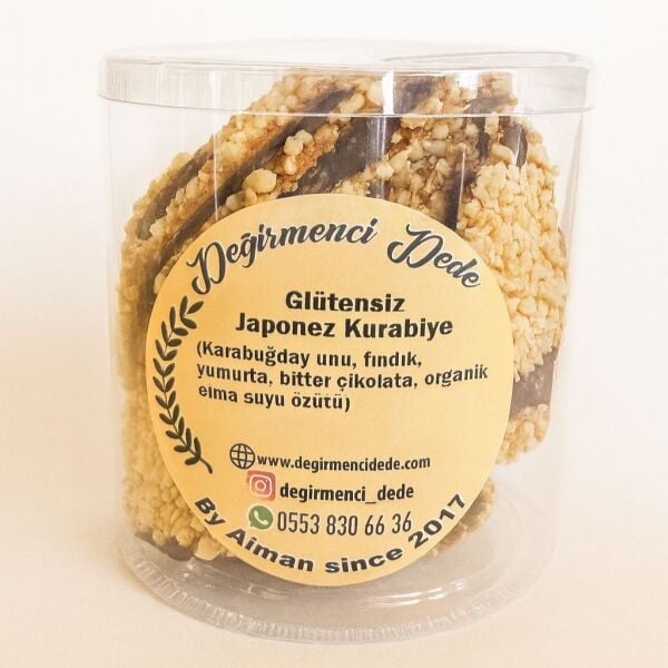 Glutensiz Japonez Kurabiye(Şeker İlavesiz)