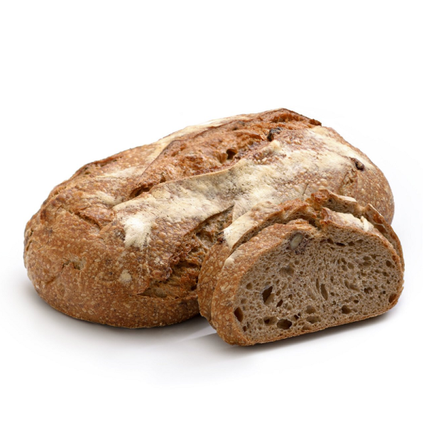 Ekşi Mayalı Cevizli Tam Buğday Ekmeği