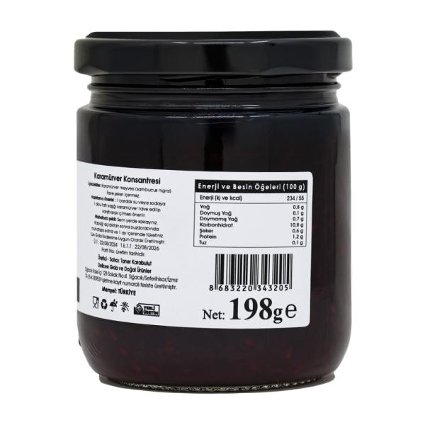 Karamürver Konsantresi %100 Meyve (Şeker İlavesiz)