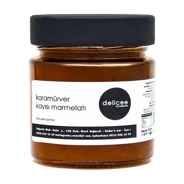 Karamürver Kayısı Marmelatı (Şeker İlavesiz)