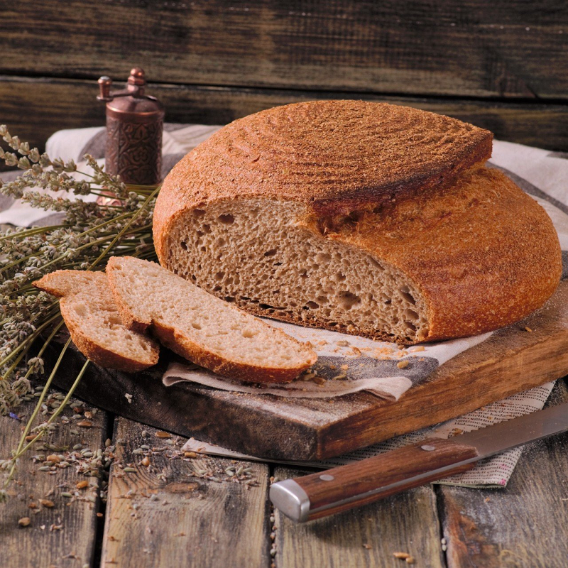 Ekşi Mayalı Tam Buğday Ekmeği Dilimli