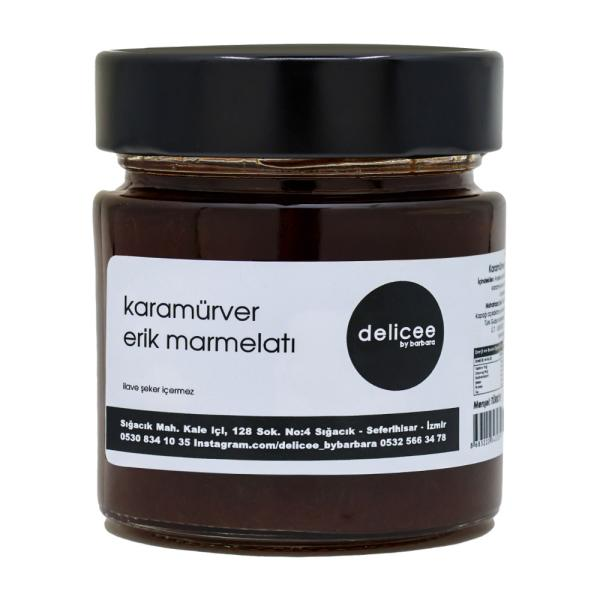 Karamürver Erik Marmelatı (Şeker İlavesiz)
