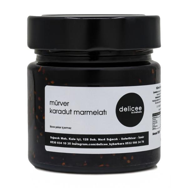 Karamürver Karadut Marmelatı (Şeker İlavesiz)