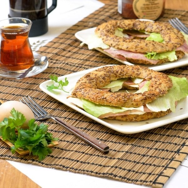 Ekşi Mayalı Tam Buğday Simit(5 adet)