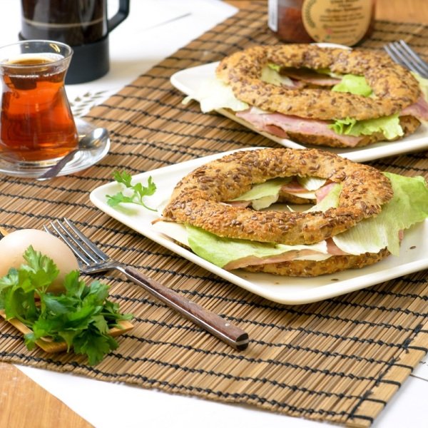 Ekşi Mayalı Tam Buğday Simit(5 adet)