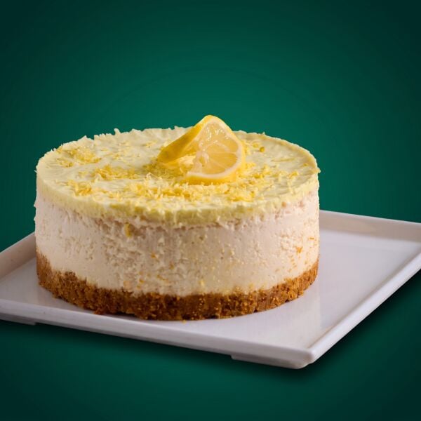 Limonlu Cheesecake Bütün(Şeker İlavesiz ve Glütensiz)