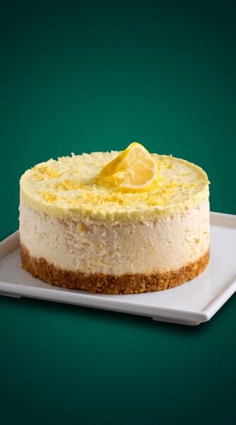 Limonlu Cheesecake Bütün(Şeker İlavesiz ve Glütensiz)