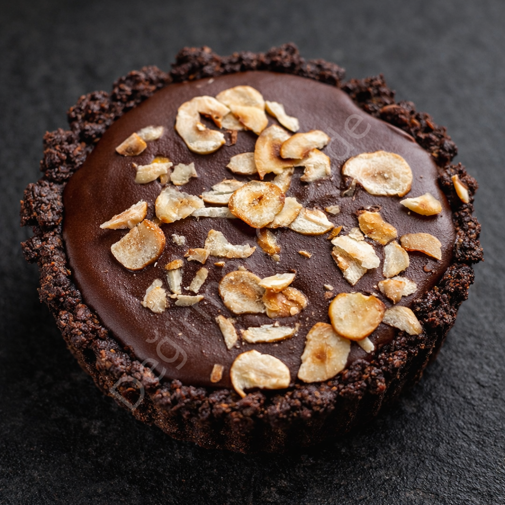 Orman Meyveli Çikolatalı Tart (Glütensiz ve Şeker İlavesiz)