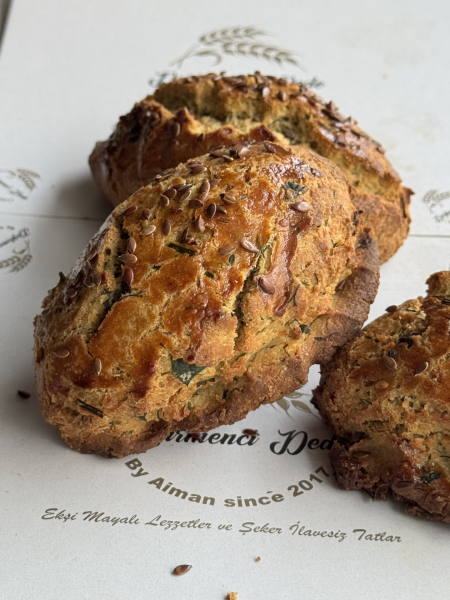 Glütensiz Karabuğday Poğaça(Beyaz Peynirli)(10 Adet)