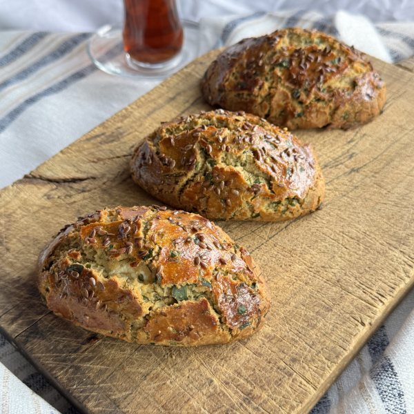 Glütensiz Karabuğday Poğaça(Beyaz Peynirli)(10 Adet)