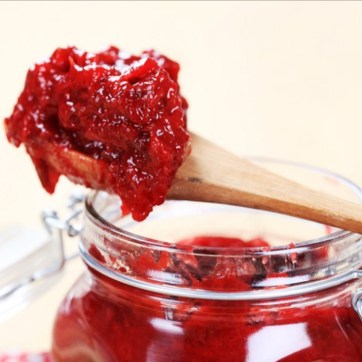 Kırmızı Erik Reçeli Chialı Ev Yapımı (Şeker İlavesiz)