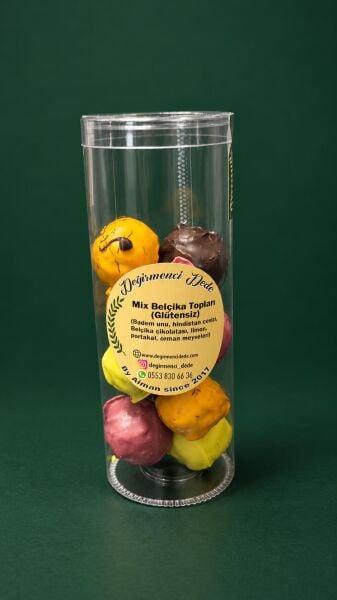 Glutensiz Mix Belçika Topları(Şeker İlavesiz)
