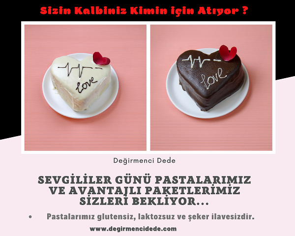 Badem Sütlü Meyveli KALP Pasta(Glutensiz, laktozsuz ve Şeker İlavesiz)