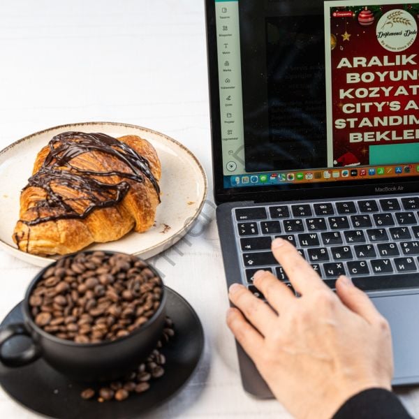 Kruvasan Çikolatali(Ata Tohum Karakılçık ve Şeker İlavesiz)