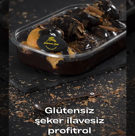 Glutensiz ve Laktozsuz  Profiterol(Şeker İlavesiz)