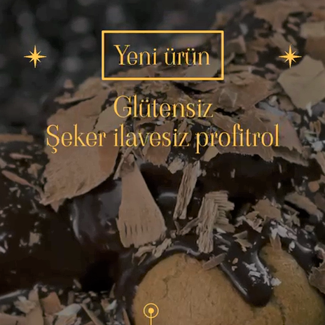 Glutensiz ve Laktozsuz  Profiterol(Şeker İlavesiz)
