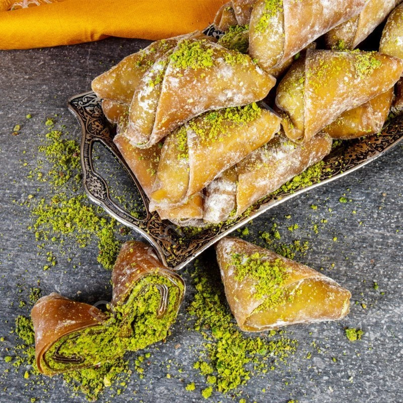 Antep Fıstıklı Muska Pestil(Şeker İlavesiz ve Glütensiz)
