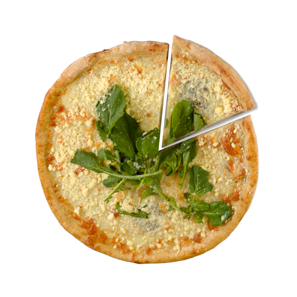 Dört Peynirli Pizza(Büyük Boy) Ekşi Mayalı Atalık Tohum Siyez ve Karakılçık hamuru