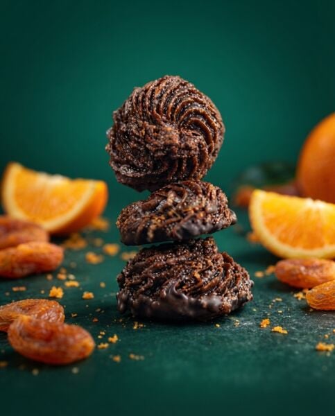 Florentine Kurabiye(Kayısı ve Portakallı)(Glutensiz ve Şeker İlavesiz)