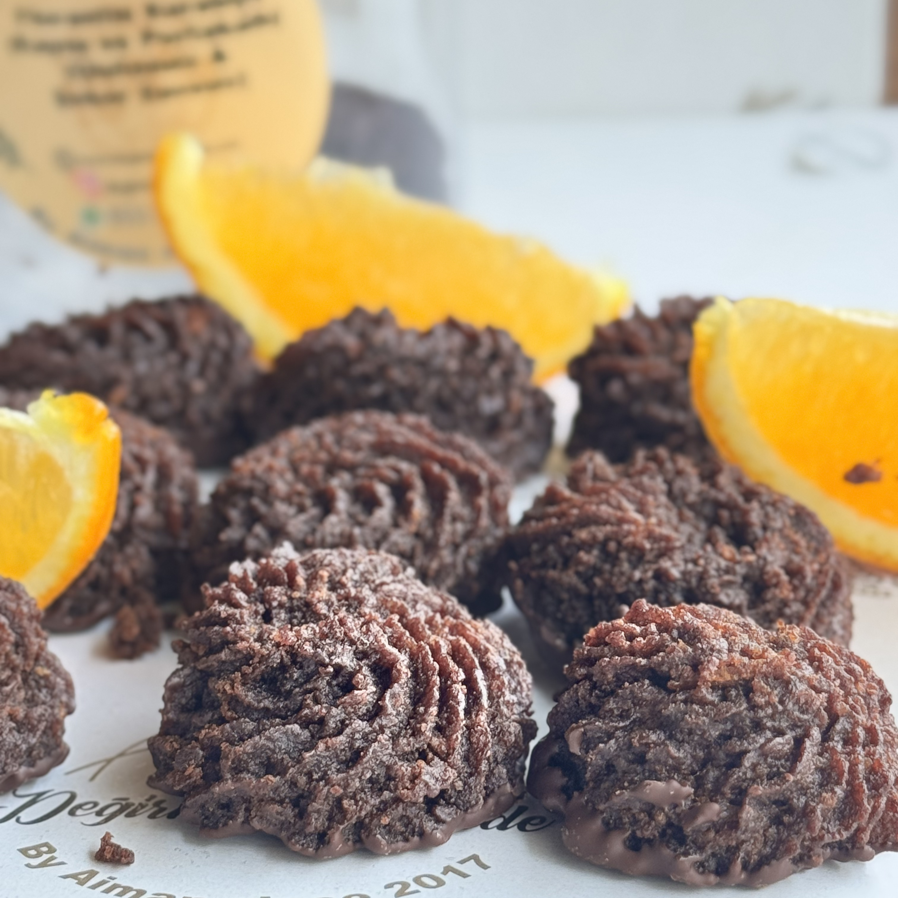 Florentine Kurabiye(Kayısı ve Portakallı)(Glutensiz ve Şeker İlavesiz)