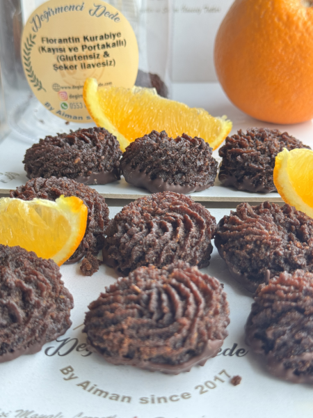 Florentine Kurabiye(Kayısı ve Portakallı)(Glutensiz ve Şeker İlavesiz)