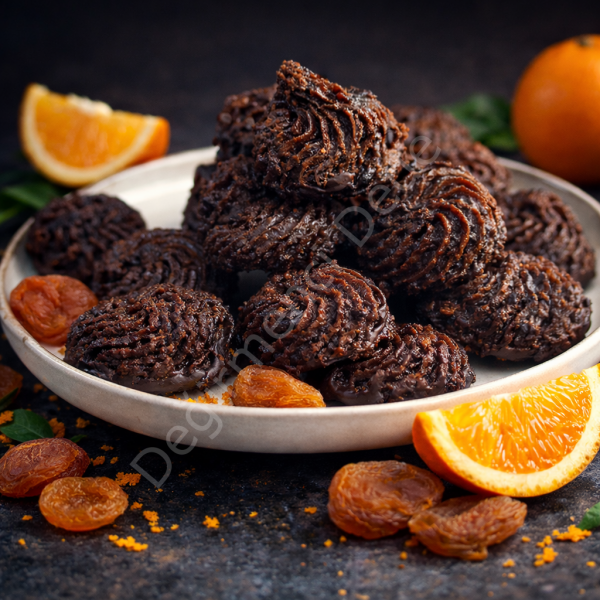 Florentine Kurabiye(Kayısı ve Portakallı)(Glutensiz ve Şeker İlavesiz)