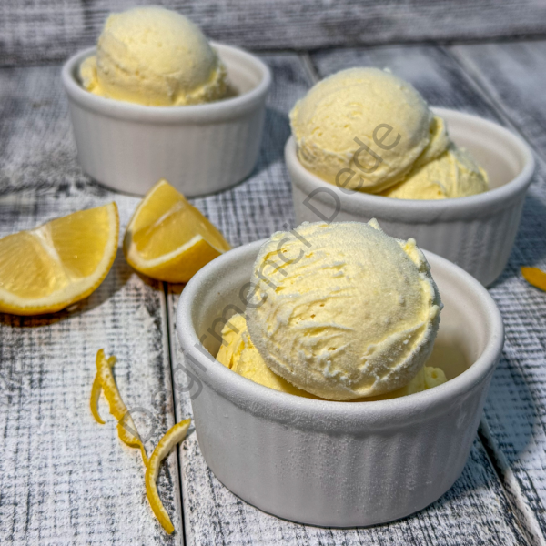 Artizan Dondurma Limonlu(Şeker İlavesiz, %100 Jersey İnek Sütü)