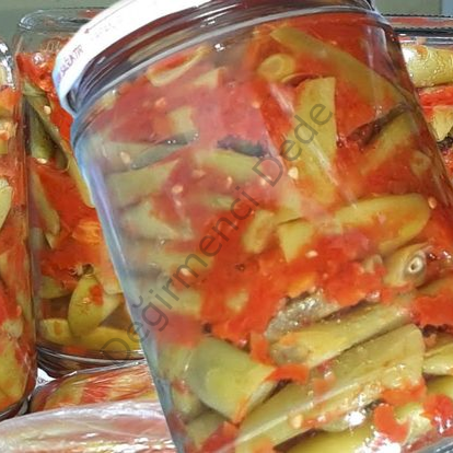 Ev Yapımı Zeytinyağlı Domatesli Taze Fasulye