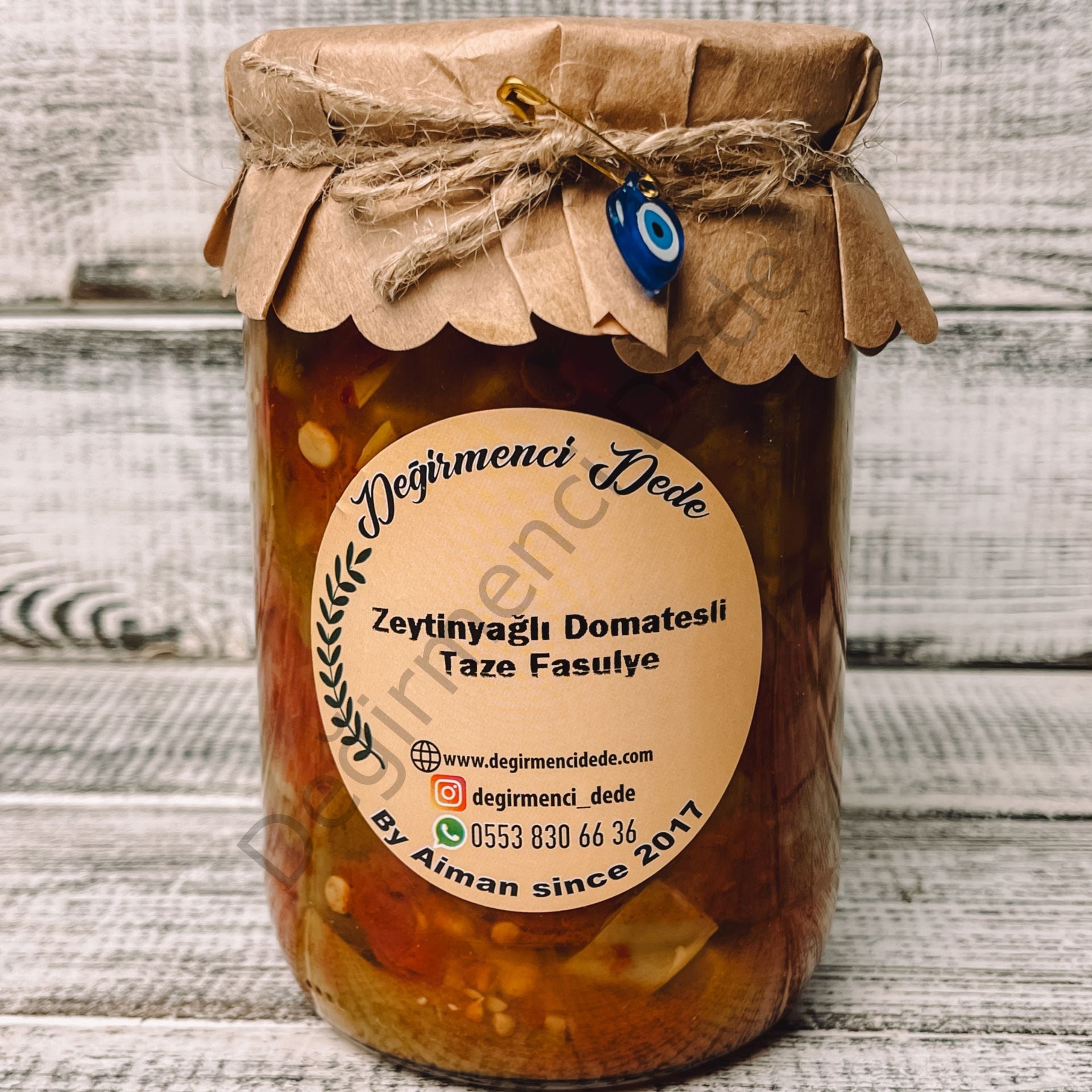 Ev Yapımı Zeytinyağlı Domatesli Taze Fasulye