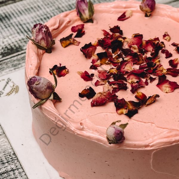 Bento Güllü Pasta(4 Kişilik)(Şeker İlavesiz ve Glutensiz)