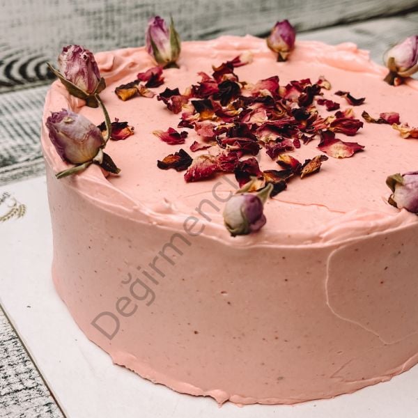 Bento Güllü Pasta(4 Kişilik)(Şeker İlavesiz ve Glutensiz)