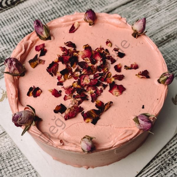 Bento Güllü Pasta(4 Kişilik)(Şeker İlavesiz ve Glutensiz)