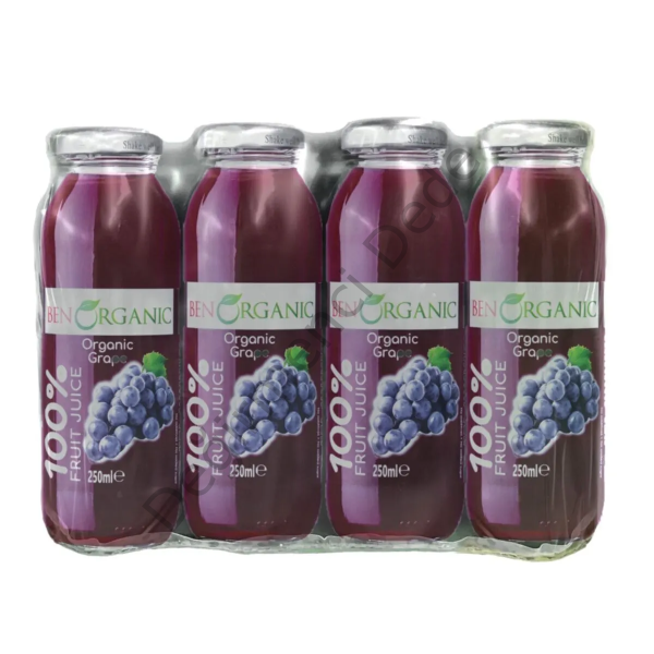 Benorganic Siyah Üzüm Suyu 1 Koli(12 Adet)