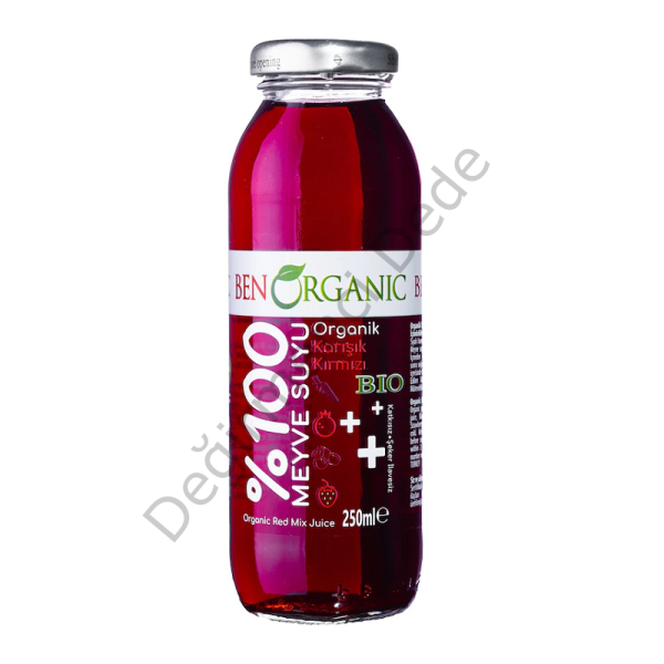 Benorganic Kırmızı Karışık Meyve Suyu 1 Adet