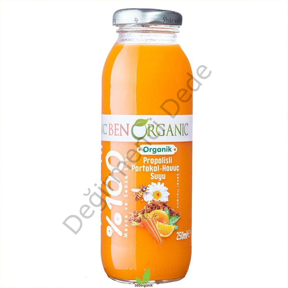 Benorganic Propolis Portakal Havuç Suyu 1 Adet