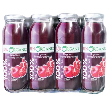 Benorganic Nar Suyu 1 Koli(12 Adet)