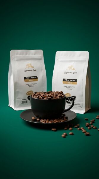 Çekirdek Kahve Blend (Öğütülmemiş)(Etiyopya %50, Kolombiya %30,Peru %20)