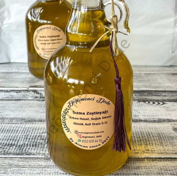 Sızma Zeytin Yağı(Düşük Asit oranı  % 0,5)