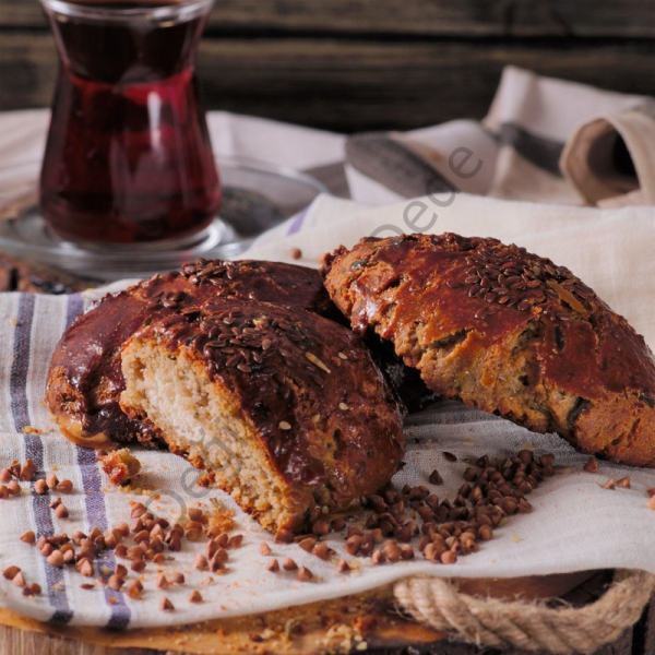 Ekşi Mayalı Karabuğday Poğaça(Beyaz Peynirli)(5 Adet)