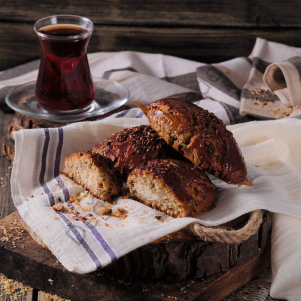 Ekşi Mayalı Karabuğday Poğaça(Beyaz Peynirli)(5 Adet)