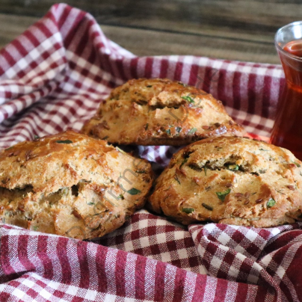 Ekşi Mayalı Karabuğday Poğaça(Beyaz Peynirli)(5 Adet)