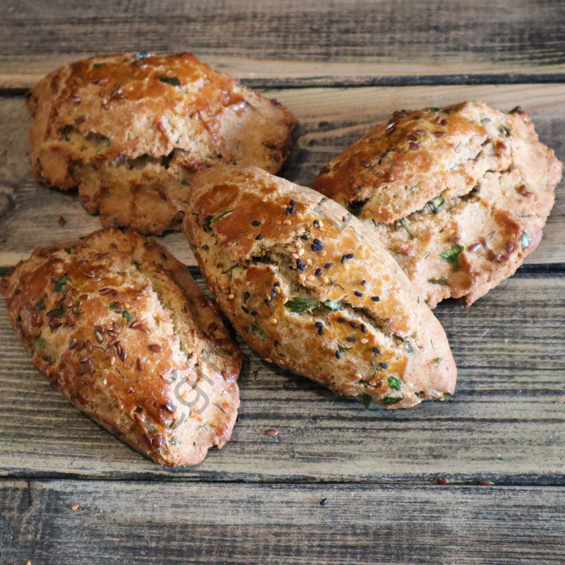 Ekşi Mayalı Karabuğday Poğaça(Beyaz Peynirli)(5 Adet)