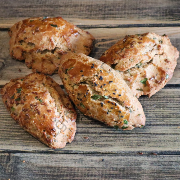 Ekşi Mayalı Karabuğday Poğaça(Beyaz Peynirli)(5 Adet)